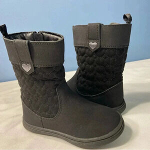 Joe Fresh Girls Black  Boots, Size 7